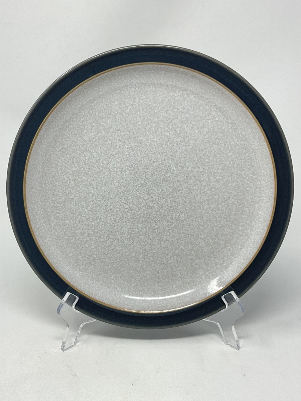 Denby Elements Fossil Grey Stoneware Dinner Plate (6 available $30 EACH)